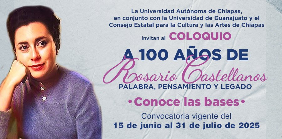 Coloquio a 100 años de Rosario Castellanos